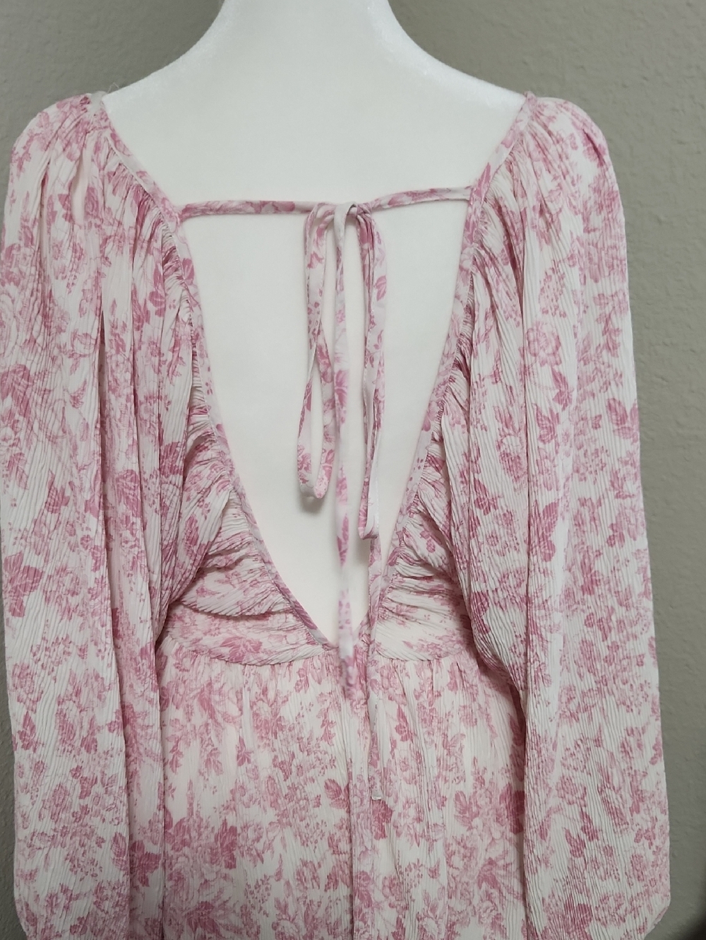 Mable pink floral print dress - Picture 7 of 10